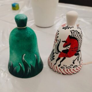 Мастер-класс роспись колокольчиков