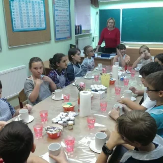 Роспись чашек на Дне Рождения