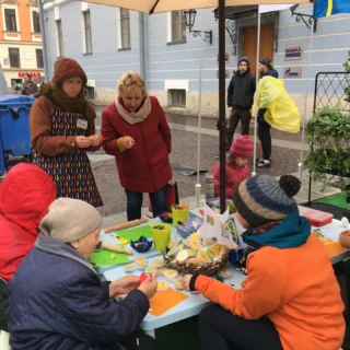 Магниты из фетра и полимерной глины на Днях Швеции в Петербурге