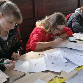 Оригами и рисование в стиле аниме для взрослых